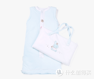 全棉时代(PurCotton) 全棉时代 婴儿睡袋秋冬宝宝纯棉长袍防踢被 1件装 浅蓝色