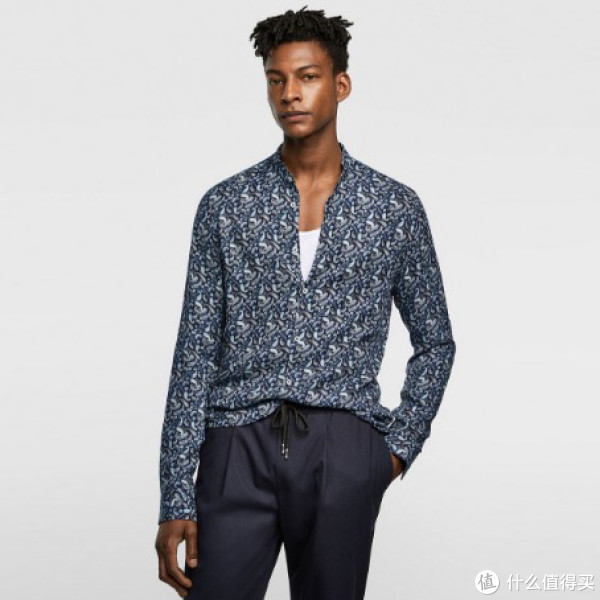 Zara 男士英式风格碎花衬衫 报价价格评测怎么样 什么值得买
