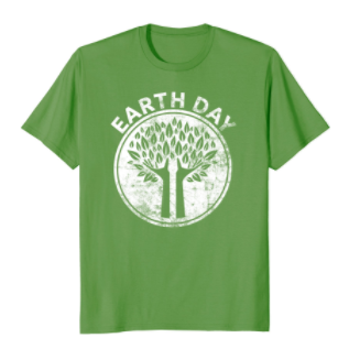 Amazon EARTH DAY 地球日 中性款T恤