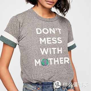 Free People Mother Earth 女士T恤 麻灰色 S 