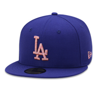 NEW ERA MLB 彩线 LA 男士平檐非调节棒球帽