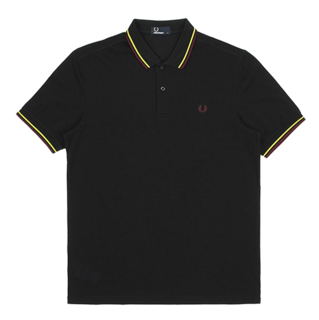 FRED PERRY Slim Fit Twin Tipped 男士POLO衫 506 黑色
