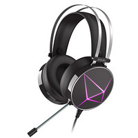 Dareu 达尔优 EH722 RGB版 耳罩式头戴式有线游戏耳机 幻彩黑 USB
