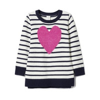 Gap 盖璞 女婴幼童 心形图案长款上衣