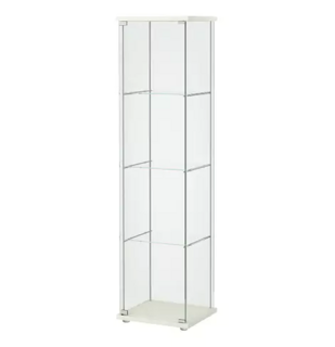IKEA 宜家 DETOLF 德托尔玻璃门柜 白色