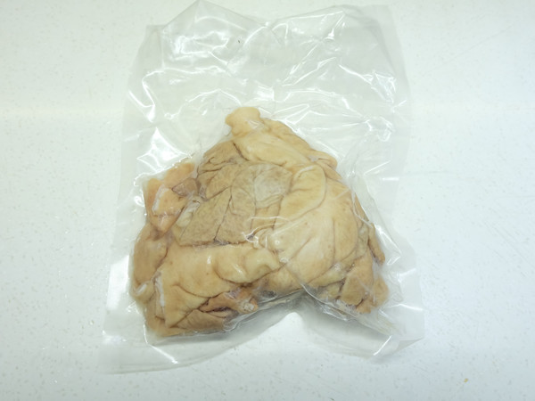 清洗的很干净的肥肠。